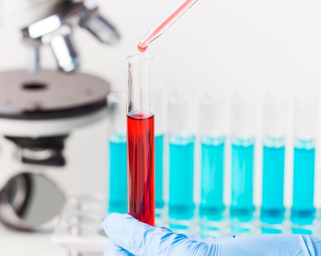 De regeling van wetenschappelijke elementen in laboratorium