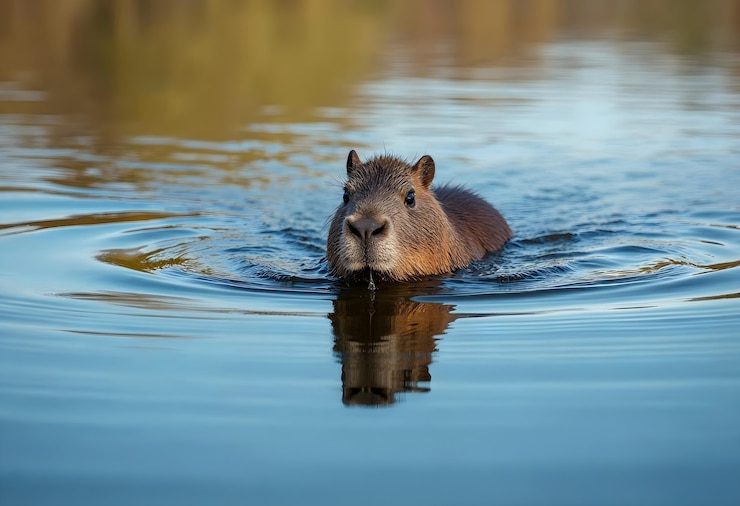 Gratis Foto de schattige capybaras in het wild