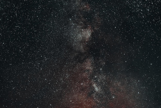 De sterrenhemel. de melkweg. geweldige foto grote belichting.