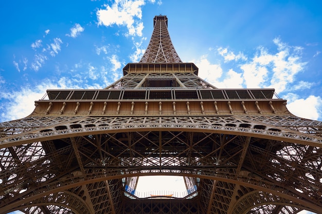 De toren van eiffel in parijs frankrijk