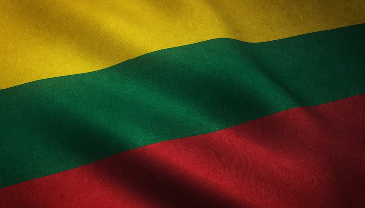 Gratis Foto de wapperende vlag van litouwen