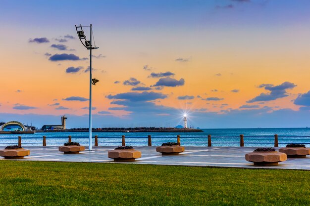 De zee wolken strand ontspannen textuur licht