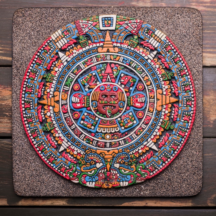 Gratis Foto decoratief mexicaans symbool aan boord