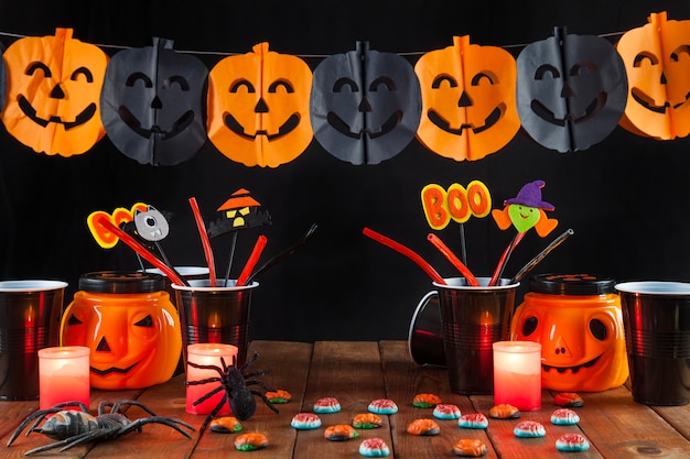 Gratis foto decoraties voor halloween