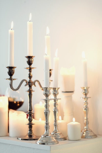 Gratis foto decoratieve kaarsen