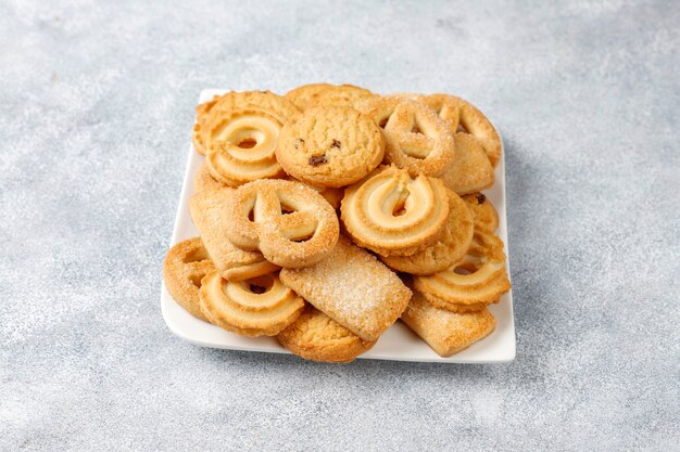 Deense boterkoekjes.