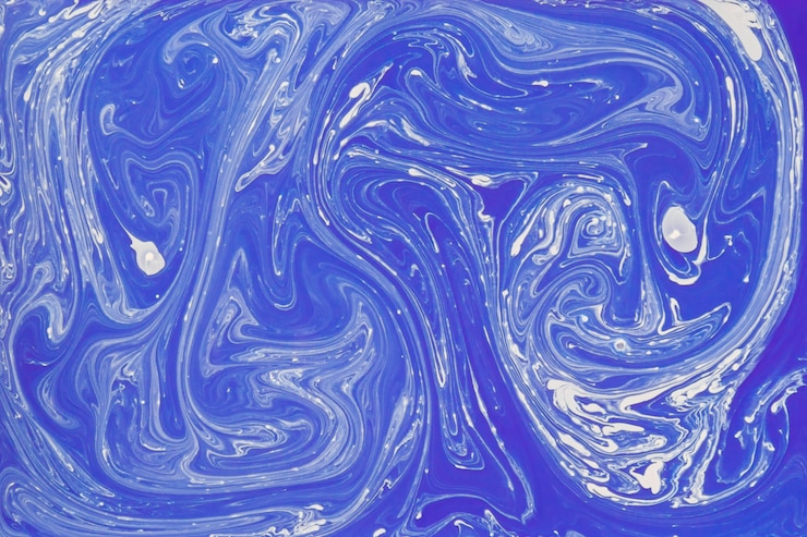 Gratis Foto detail blauwe en witte marmeren achtergrond