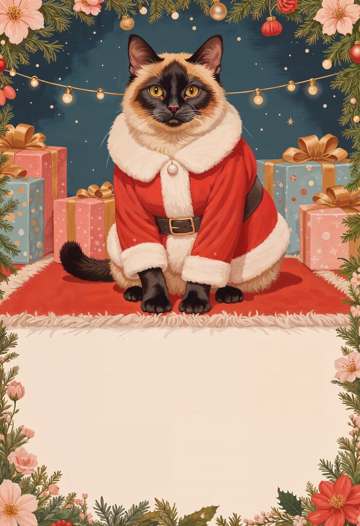 Gratis Foto dieren illustratie voor kerstmis