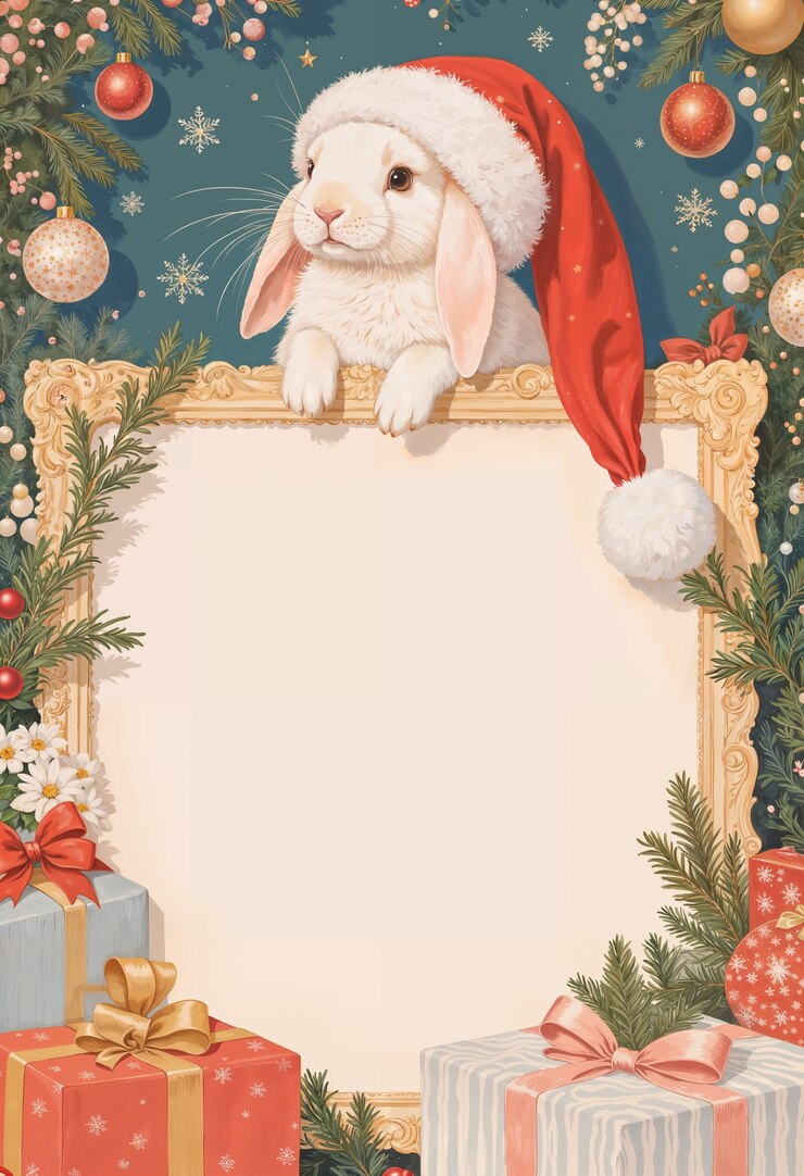 Gratis Foto dieren illustratie voor kerstmis