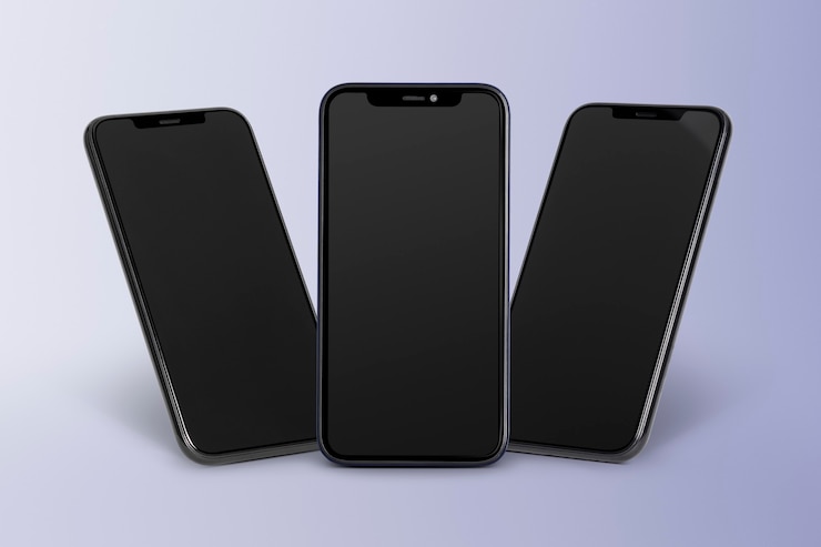 Gratis Foto digitaal apparaat met scherm van mobiele telefoon