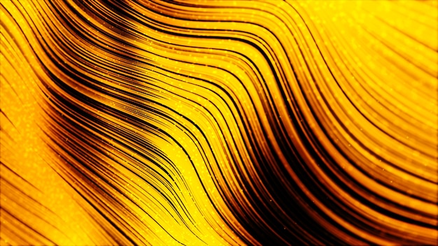 Digitale abstracte gouden kleurengolfachtergrond voor uw zaken