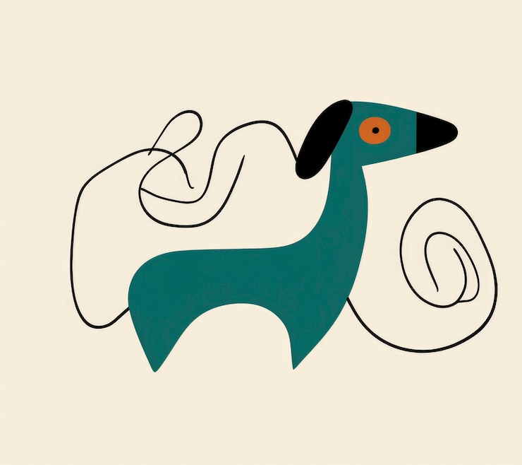 Gratis Foto digitale kunst leuke hond