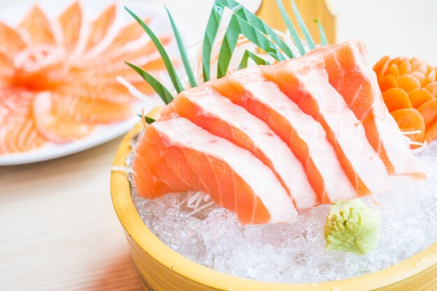 diner gezondheid plaat sashimi asian