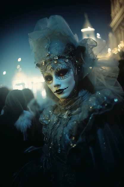 Gratis foto donkere carnavalseesthetiek