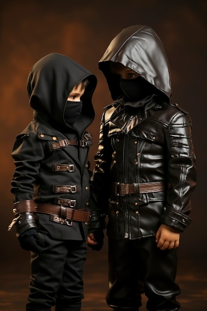 Donkere stijl ninja naruto