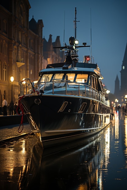 Door ai gegenereerd scheepsbeeld