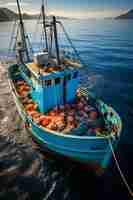 Gratis foto door ai gegenereerd scheepsbeeld