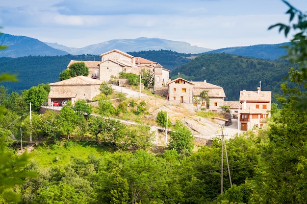 dorp in de Pyreneeën. Seniu