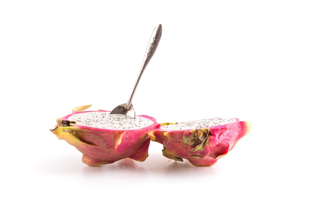 Dragon fruit voor het dessert