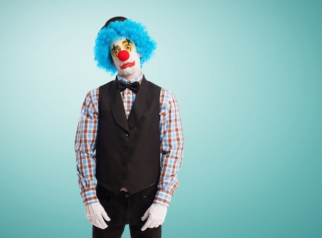 Gratis foto droevige clown