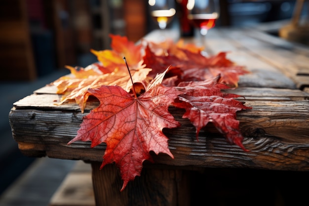 Gratis foto droog herfstgebladerte