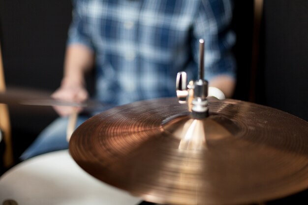 Drummer close-up