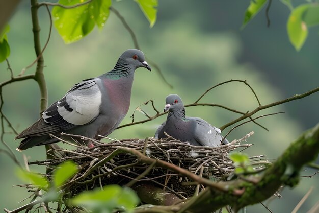 Duif in de natuurlijke omgeving