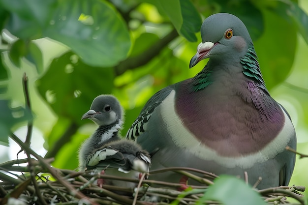 Duif in de natuurlijke omgeving