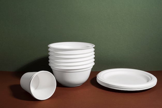 Eco-vriendelijk servies assortiment