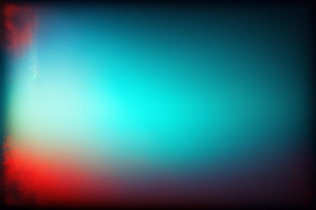 Een blauwe en groene achtergrond met een rood licht in het midden.