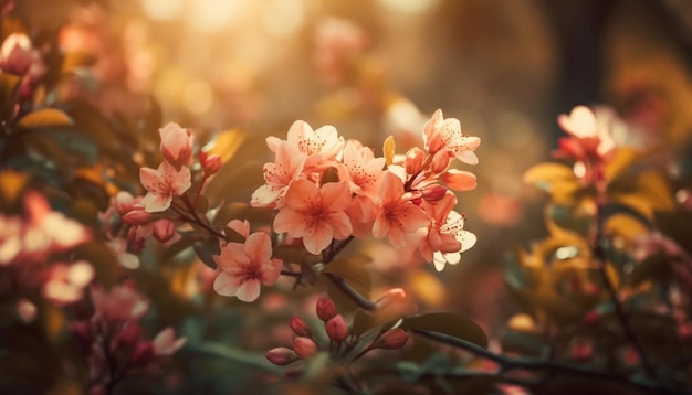 Een close up van een bloem waar de zon op schijnt