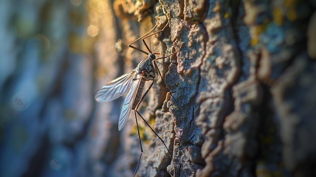 Gratis foto een close-up van een mug in de natuur