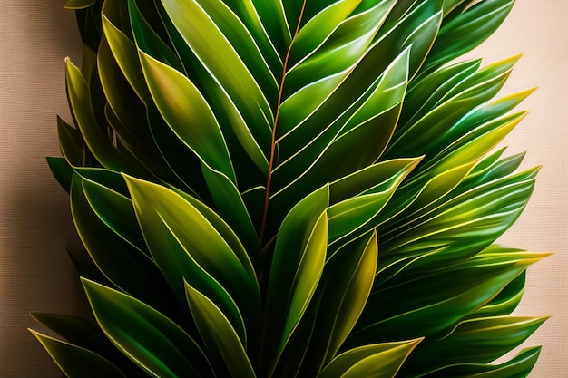 Gratis foto een close-up van een plant met groene bladeren