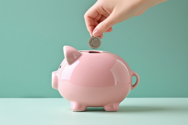 Gratis Foto een close-up van het geld dat opzij is gezet voor spaargeld