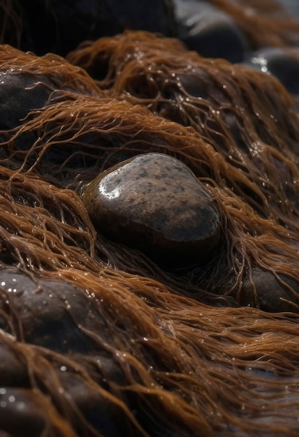 Gratis foto een close-up van mos in de natuur