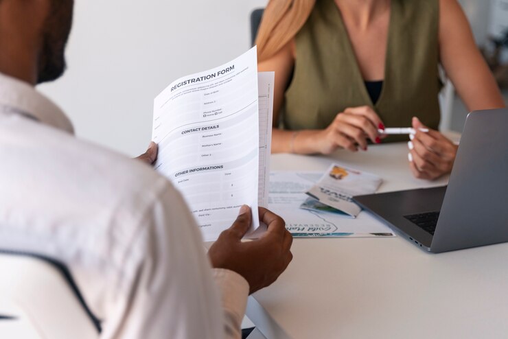 Gratis Foto een dag op kantoor van een reisbureau
