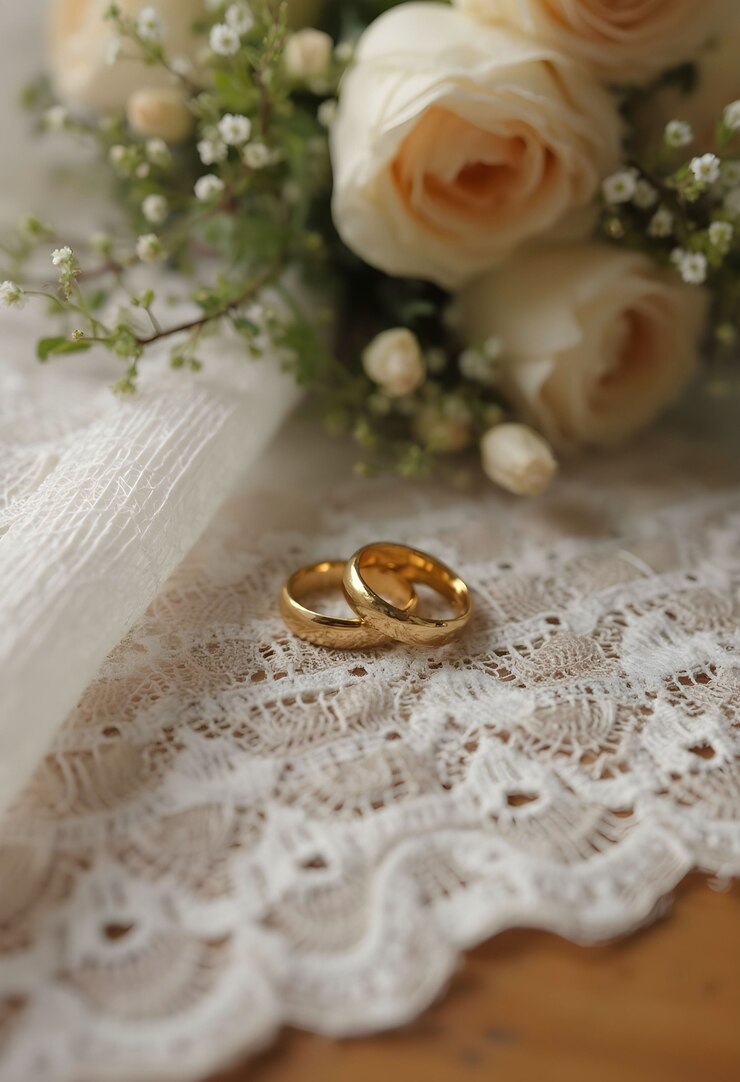 Gratis Foto een elegante bruiloftsopstelling.