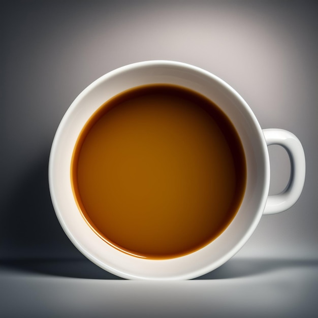 Gratis foto een kopje koffie met het woord koffie erop