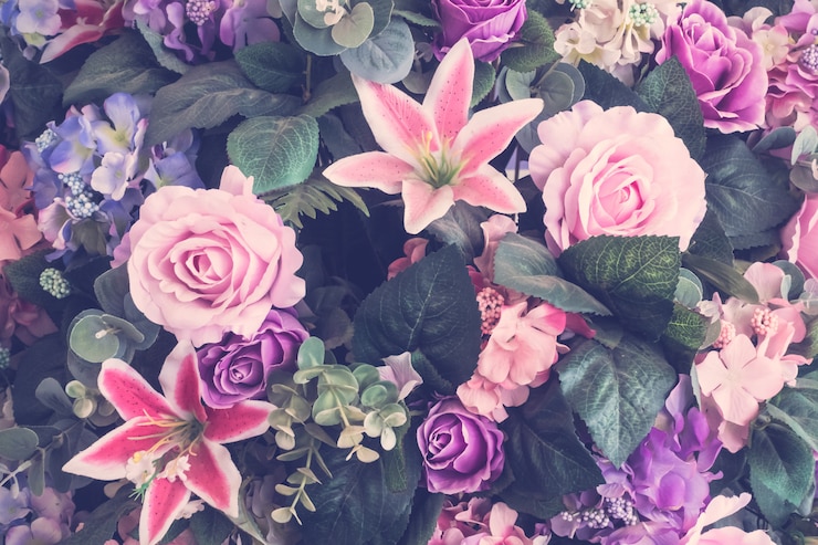 Gratis Foto een mooie boeket bloemen.