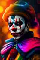 Gratis foto een poster voor de film it's a clown.