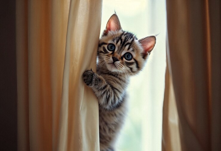 Gratis Foto een schattig grappig kitten.