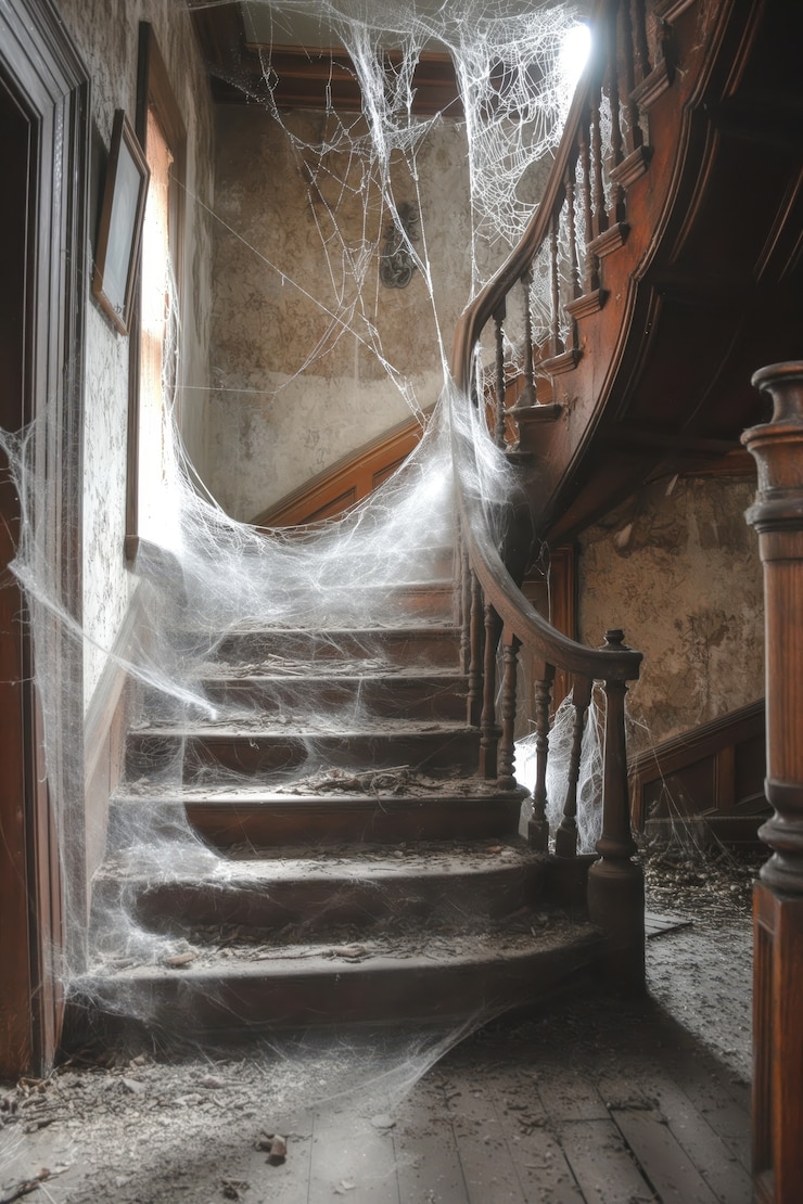 Gratis Foto een spookhuis in gotische stijl.