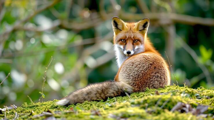 Gratis Foto een zeer gedetailleerd beeld van de vos in zijn natuurlijke omgeving