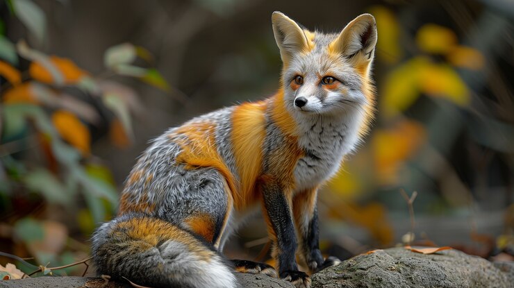 Gratis Foto een zeer gedetailleerd beeld van de vos in zijn natuurlijke omgeving