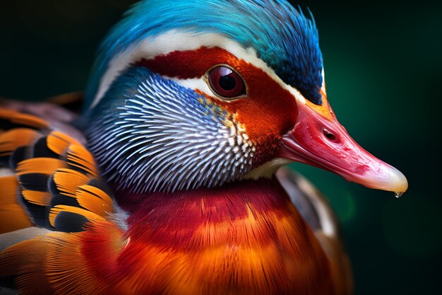 Eend in de natuur genereert beeld