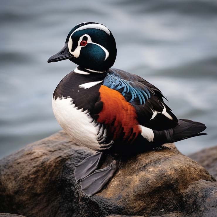 Gratis Foto eend in de natuur genereert beeld