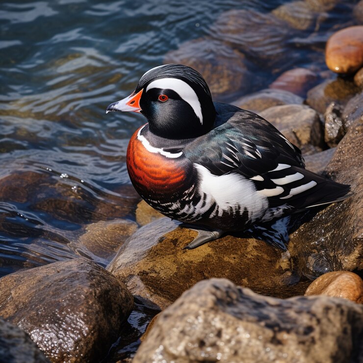 Gratis Foto eend in de natuur genereert beeld