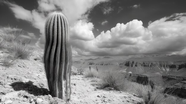 Eénkleurige woestijncactussen