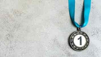 Gratis foto eerste plaats medaille