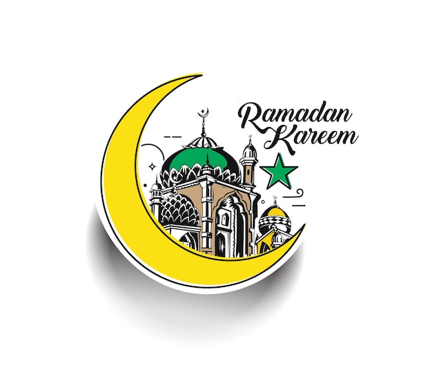 Eid al adha Mubarak Ramadan Kareem Tekst Vectorillustratie